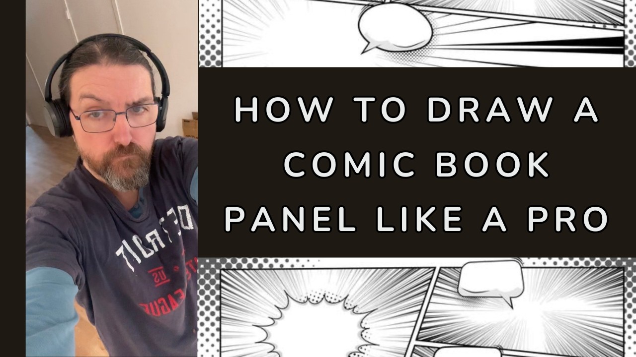 How to draw a Comic book panel like a pro - YouTube