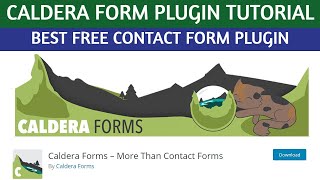 How to create Contact form using Caldera Forms | Caldera Forms Wordpress Tutorial