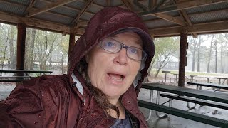 Massive Rain Storm in an RV on the Bayou in Louisiana