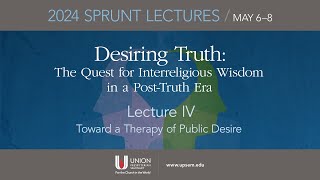 Sprunt 2024 – Lecture IV & Q.& A. Dr. John Thatamanil