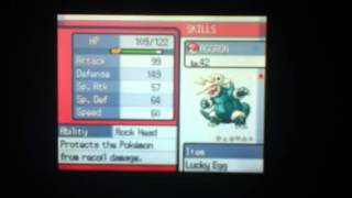 My shiny lairon evolving