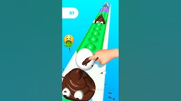 Pop it Run ! funny, Very Satisfying and Relaxing Gameplay #shorts #youtubeshorts  @iplayeverything