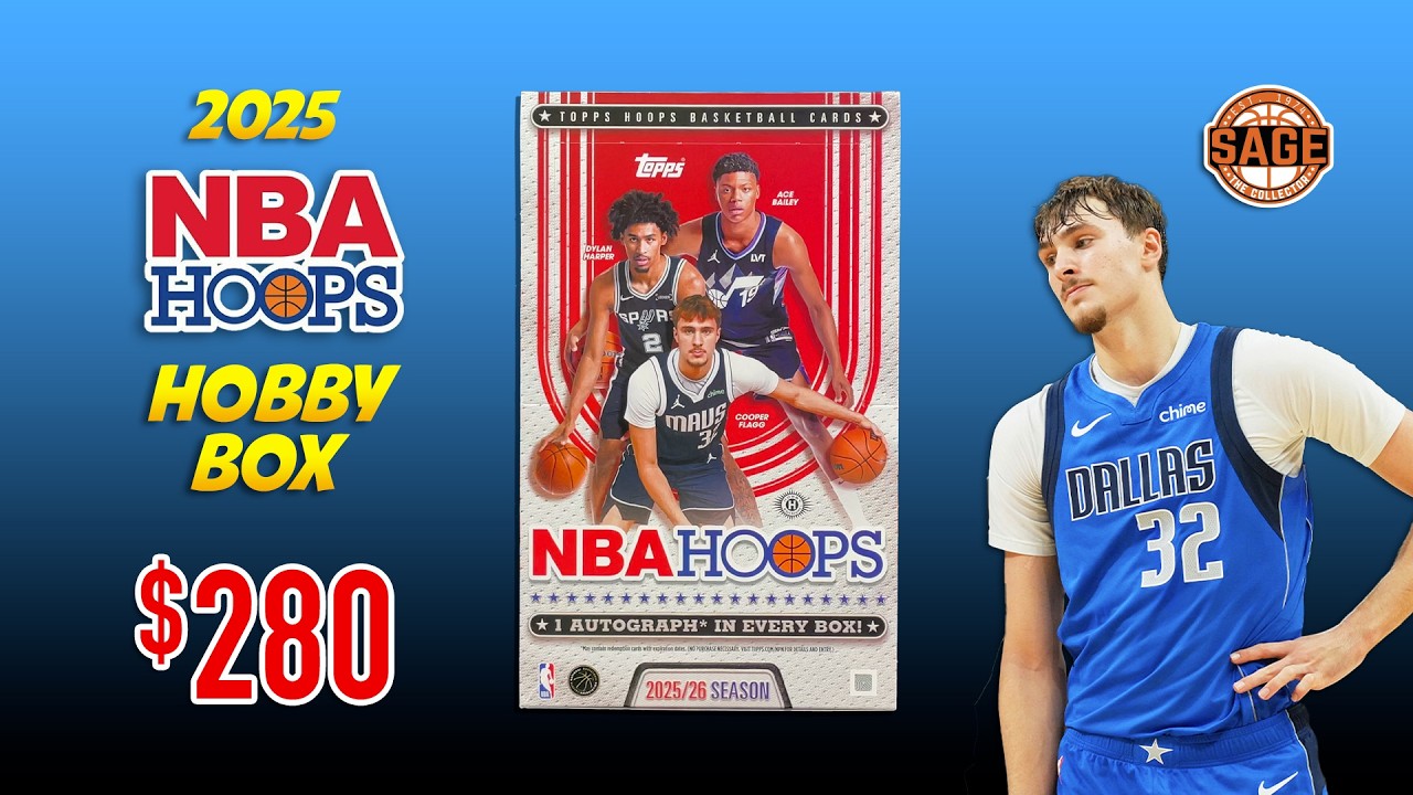 2025-26 Topps NBA Hoops Hobby Box ? Let