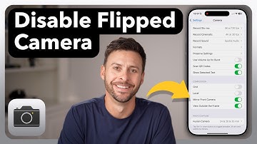 Hoe de omgekeerde camera op de iPhone uit te schakelen