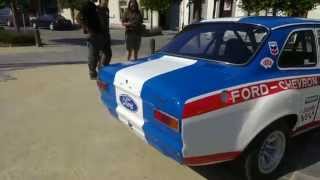 '69 & '72 Ford Escort rally cars with the proud original female drivers.