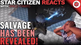 Star Citizen Reacts | Salvage Gameplay Revealed, High-Tech Space Stations, & The Drake Corsair