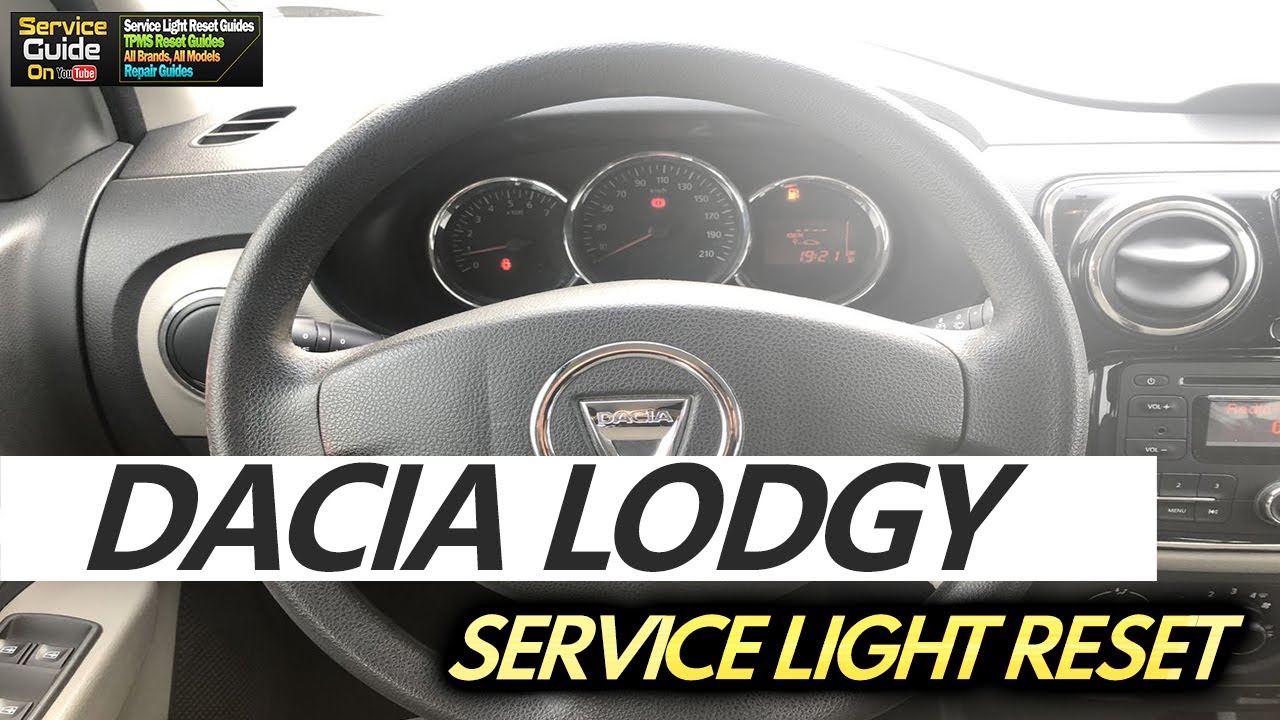 skam karakterisere bad Dacia Lodgy Service Light Reset - YouTube