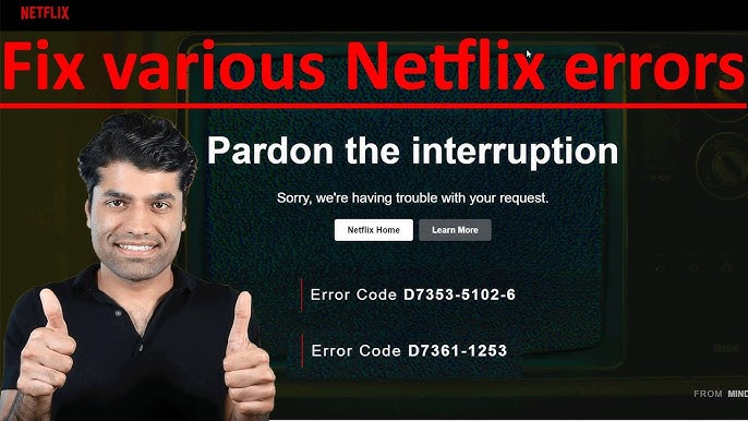 How to fix Netflix code NW-2-5? 