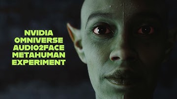 NVIDIA Omniverse Audio2face to Unreal Engine 5.2 Metahuman