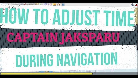 VOYAGE PLAN ZONE TIME ADJUSTMENT