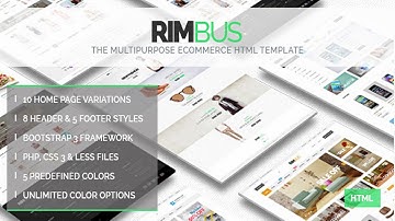 Rimbus - The Multipurpose eCommerce Template | Themeforest Website Templates and Themes