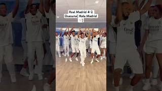 Real Madrid 4 - 2 Osasuna ( La Liga Official Dance Celebration) #laliga #realmadrid #halamadrid