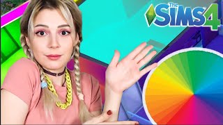 HER ODA FARKLI RENK CHALLENGE ! (The Sims 4)