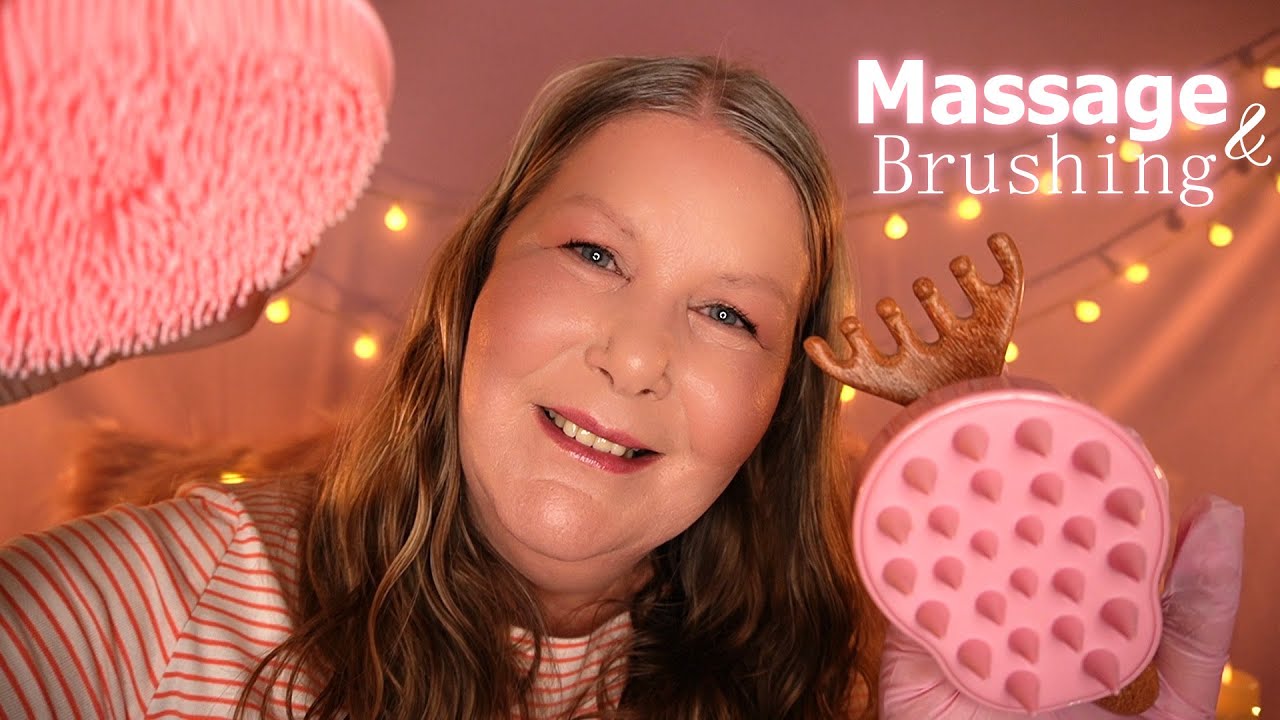 ASMR Kopfmassage und Haare bürsten...wie echt! ︱Shampoo, Latexhandschuhe,... ︱ Layered Sounds