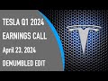 Tesla q1 2024 financial results and qa webcast  demumbled edit