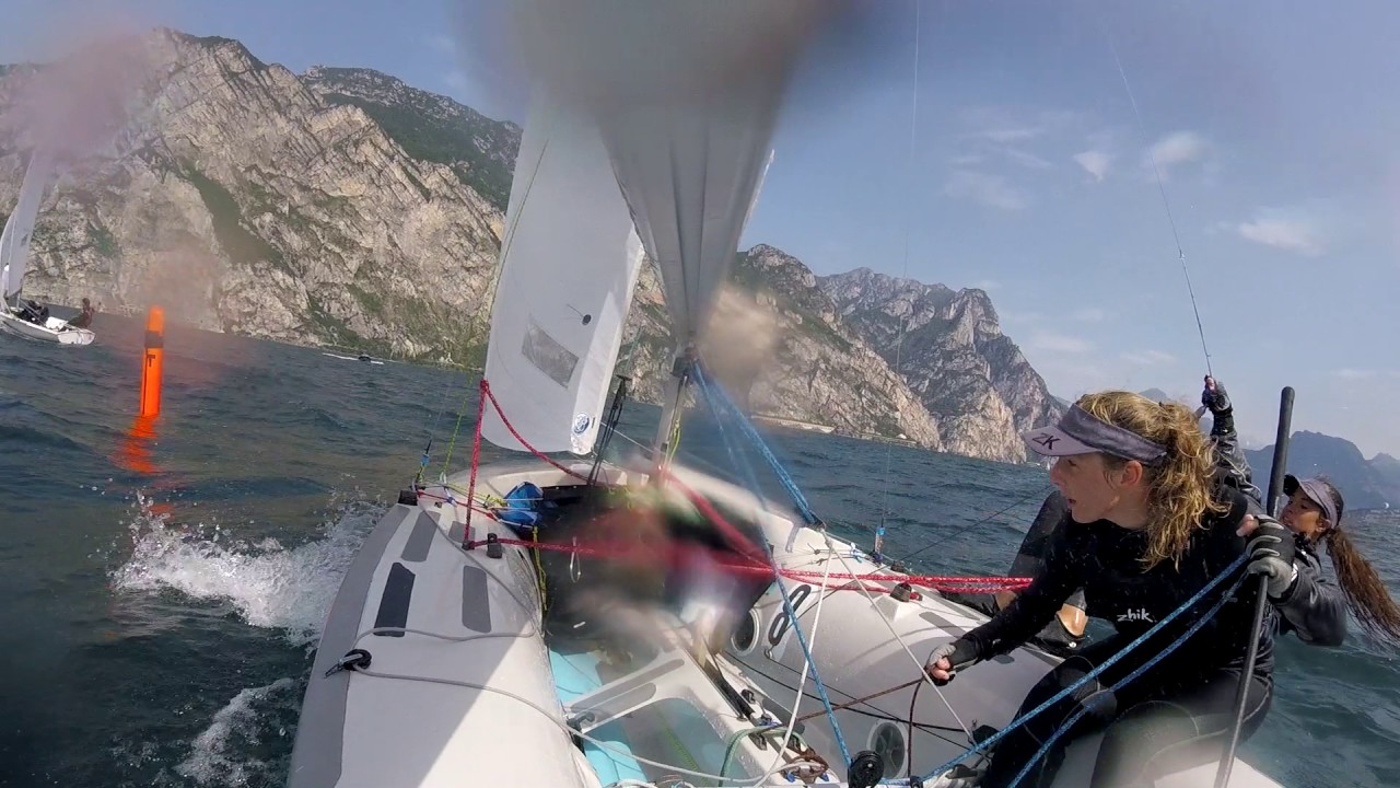 420 sailing Lake Garda YouTube