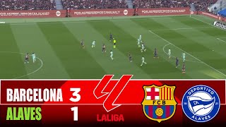 BARCELONA vs ALAVES 3-1 | 2025 LaLiga | Match Highlights