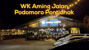 Warung Kopi Aming yang baru di jalan Podomoro Pontianak