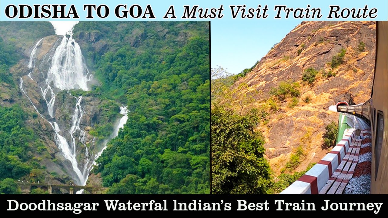 Train Journey To Goa !! India's Most Beautiful Train Journey - YouTube