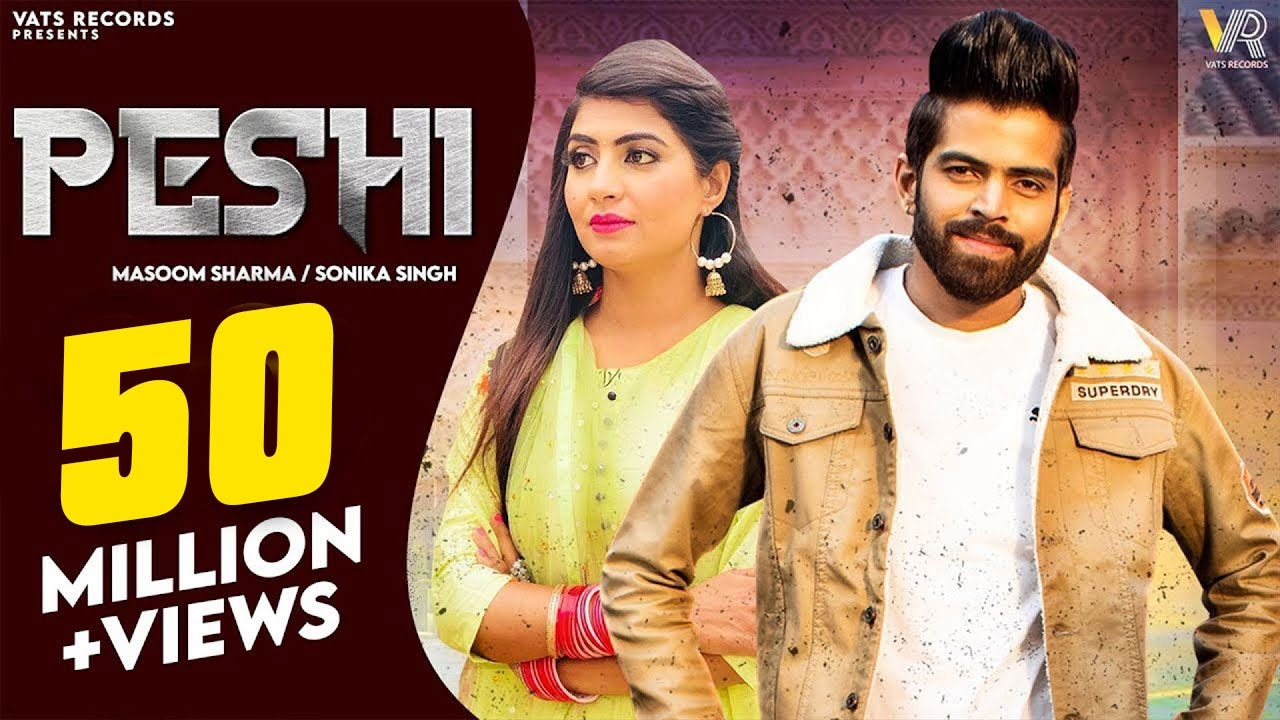 PESHI Official Video Masoom Sharma  Manisha Sharma  Sonika Singh  New Haryanvi Songs 2023