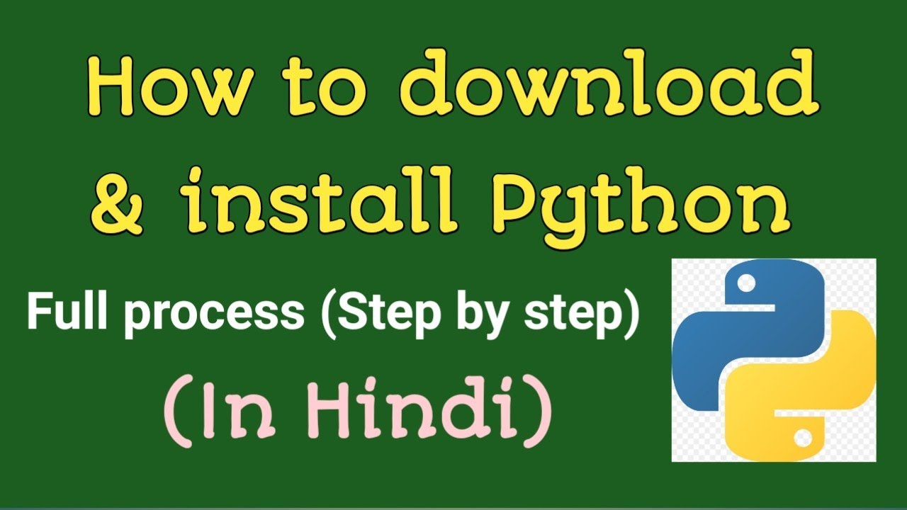 How to Download & Install Python ll Python Programming ll - YouTube