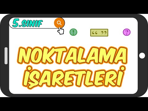 Noktalama İşaretleri / Taktikli Konu Anlatımı 📙 5.Sınıf Türkçe #2023