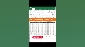 Date formatting using Text #excel #exceltutorial #exceltips #exceltricks #shorts #youtubeshorts
