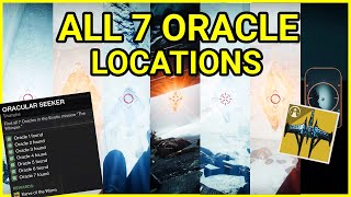 All 7 Oracle Locations in The Whisper Mission Oracular Seeker Triumph - Destiny 2 Into the Light