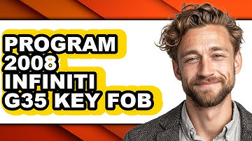 How To Program 2008 Infiniti G35 Key Fob - Full Guide