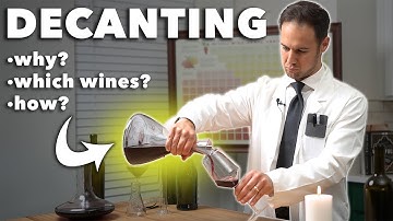 How To DECANT WINE Like A Pro: 3 Things You Need To Know! (Nerd Lab)