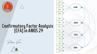 AMOS-Part 1: Confirmatory Factor Analysis (CFA) [Will continue to Part 2]