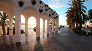 Nerja early morning walk, Andalucia Spain 🇪🇸 4K