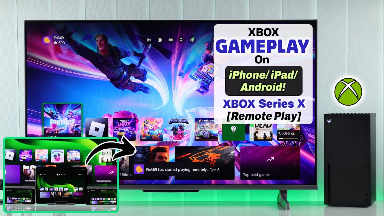 Play Xbox Games on iPhone or Android With Xbox Series X! [How to Remote ...