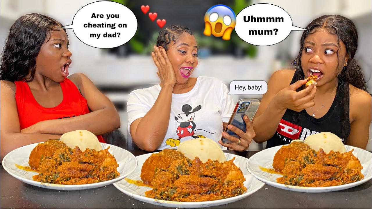 CHEATING IN FRONT OF MY DAUGHTERS TO SEE IF THEY TELL THEIR DAD *bad idea*😱