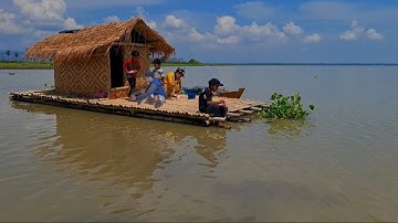 SUKU BUGIS BERTAHAN HIDUP SELAMA 100 HARI SEKELUARGA DI GUBUK APUNG KECIL DANAU TEMPE EPISODE 2