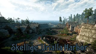 The Witcher-3. Skellige. Urialla Harbo. Music & Ambience