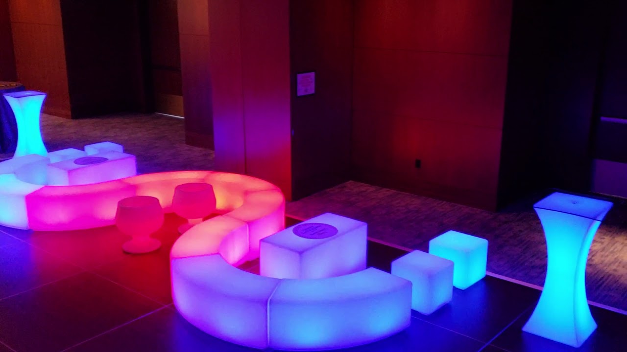 Led Lounge Furniture Rental Chicago Milwaukee Madison