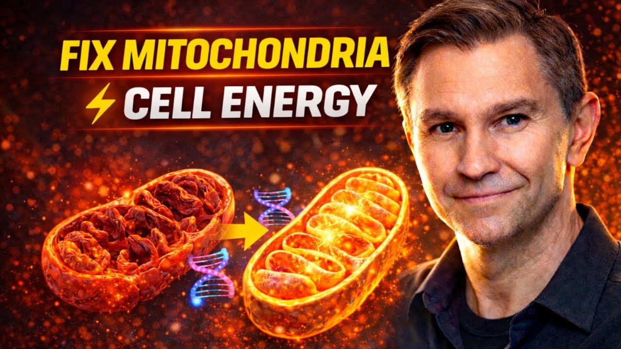 How to Repair Old & Damaged Mitochondria — What Science Says | Dr. David Sinclair 🧬⚡