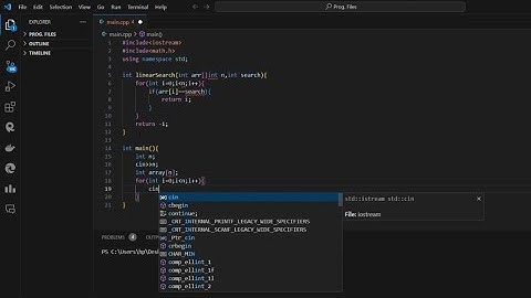 Linear Search Algorithm in C++ | Linear Search Algorithm