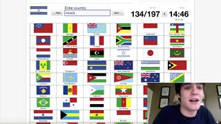SPORCLE WORLD RECORD - Naming every flag in under 5 minutes