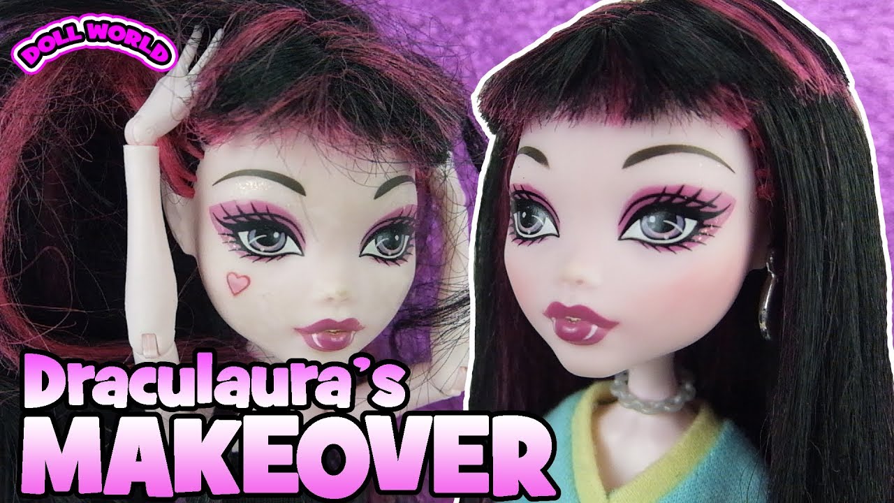 Monster High Draculaura Doll Makeover - YouTube