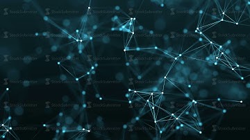 4k abstract loop futuristic technology geometrical background with lines and dots