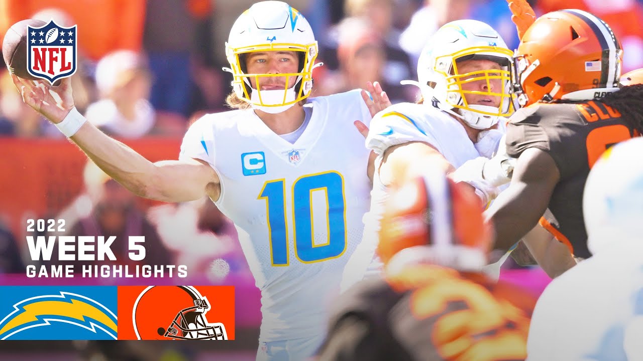 Los Angeles Chargers vs. Cleveland Browns 2022 Week 5 Highlights