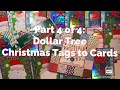 Part 4 of 4: Dollar Tree Christmas Tags to Cards - 6x6 paper pad + Boxed Card Bases