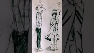 Jaz & Legoshi The Red Hoodie & The Wolf (Manga Art) #beastars #unstableperson #shorts