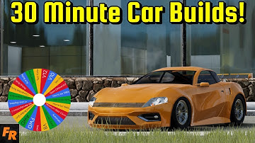 30 Minute Car Build And The Random Wheel Challenge! - BeamNG Drive/Automation