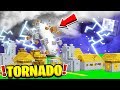PROTECT THE VILLAGE FROM A GIANT TORNADO!