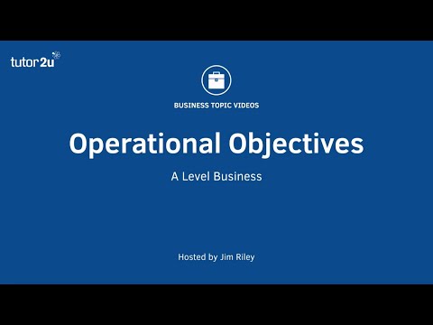 Video: Wat zijn de belangrijkste doelstellingen van operations management?