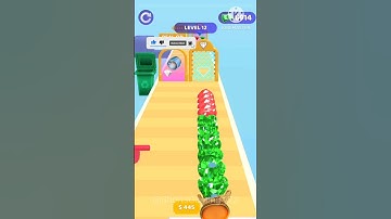 Reaching Level 12 First | In Gem Stack 💎 #shorts #ytshorts