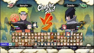 Naruto Shippuden Ultimate Ninja Storm 3 All Characters Ps3 Youtube